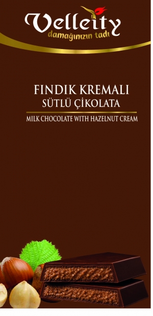 Fındık Kremalı Dolgulu Çikolata 25g - 50g - 95g - 200g