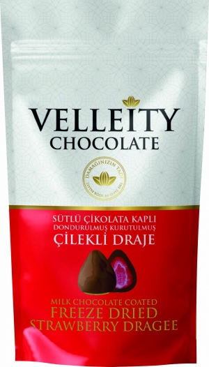 Sütlü Çikolata Kaplı Çilekli Draje